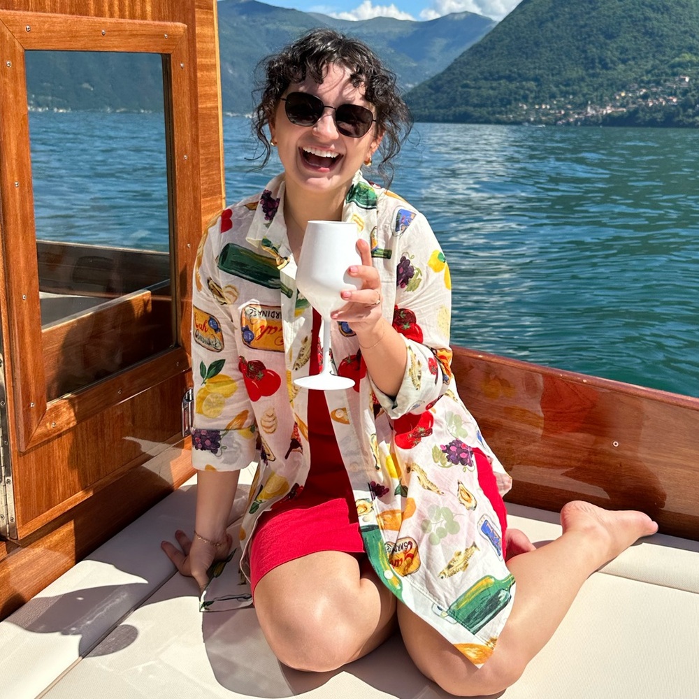 Lisa Says Gah- Tessa Button Down, Italian Summer